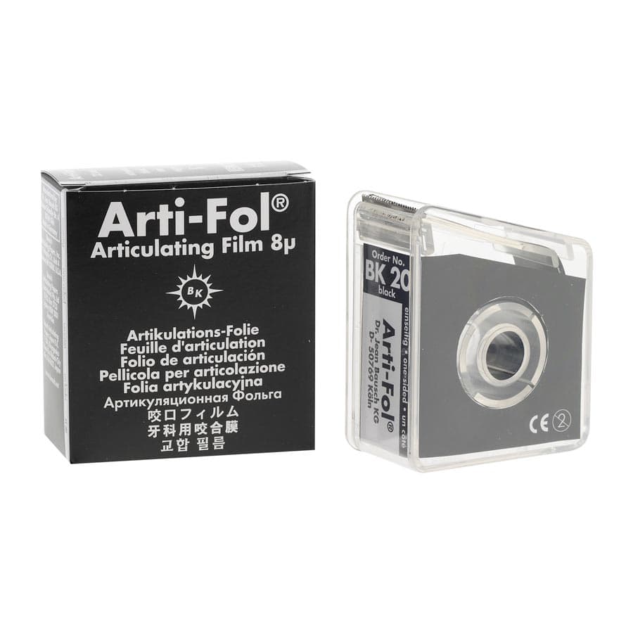 Bausch Arti-Fol Ultra-Thin 8 Micron Single-Sided Articulating Film, Black, 22 mm x 20 m Roll in Dispenser, BK20 thumbnail 9