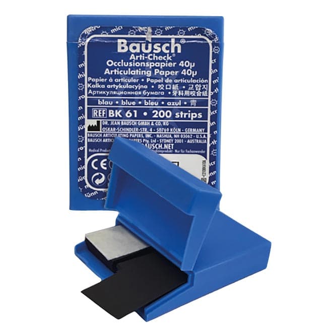 Bausch Arti-Check Micro-Thin Articulating Paper, 40 Microns, Blue, Pre-Cut Strips, 200/Pk, BK-61 thumbnail 10