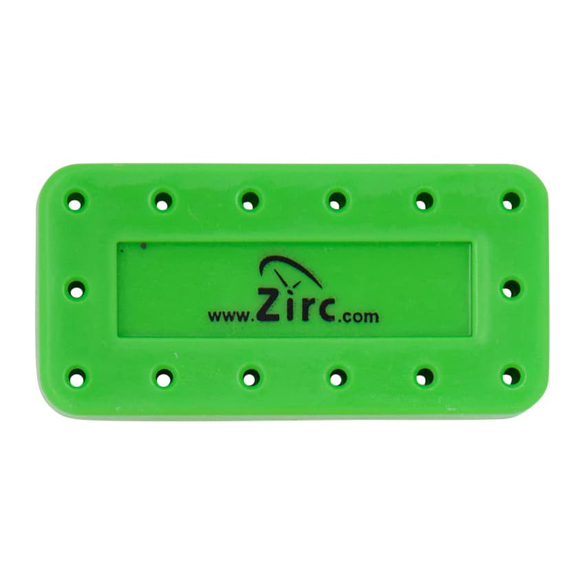 Zirc 14-Hole Magnetic Bur Block, Neon Green, 50Z403-P thumbnail 7