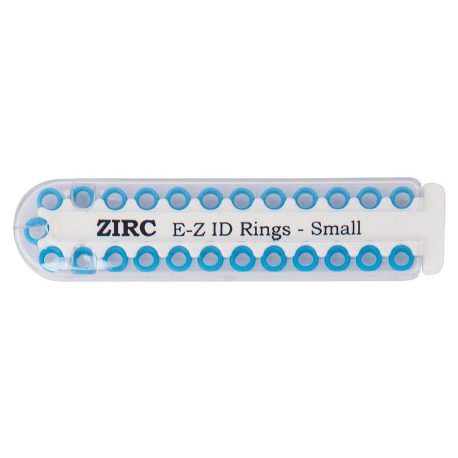 Zirc E-Z ID Instrument Rings, Small, Neon Blue, 1/8", 25/Pk, 70Z100N thumbnail 6