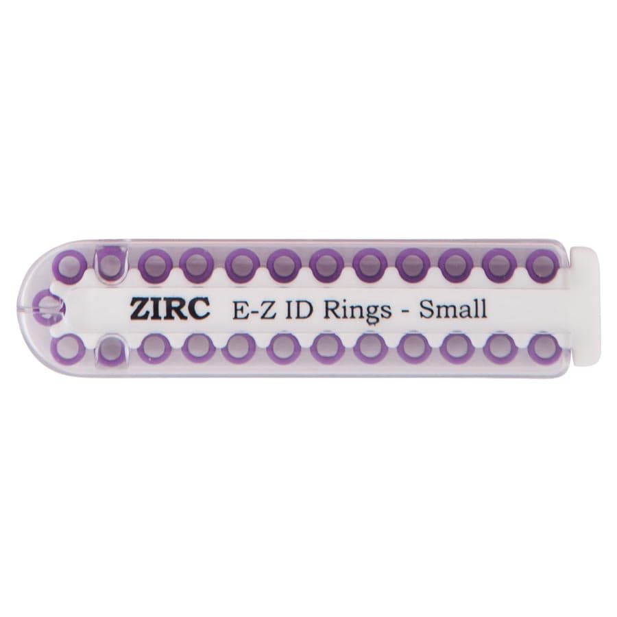 Zirc E-Z ID Instrument Rings, Large, Neon Purple, 1/4", 25/Pk, 70Z200R thumbnail 5