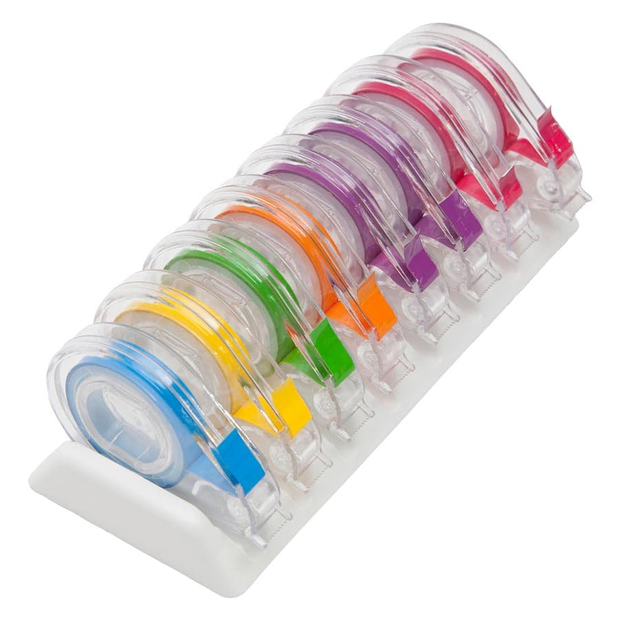 Zirc E-Z ID Tape System, Vibrant Assorted Colors, 8 Rolls of 3 ft x 1/4 in, Autoclavable, 70Z310 thumbnail 9