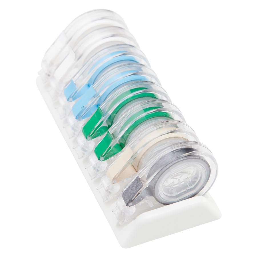 Zirc E-Z ID Tape System Classic Color Kit, 8 Rolls of 3 ft x 1/4" Self-Adhesive Instrument ID Tape with Dispenser Rack, 70Z305 thumbnail 6