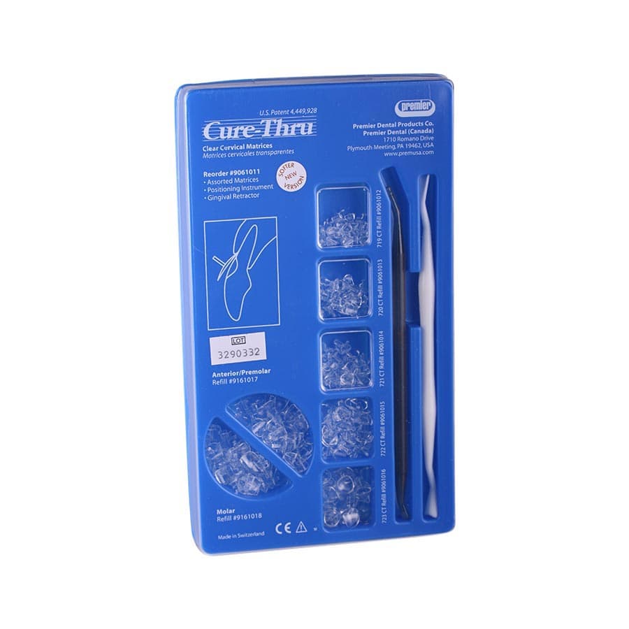 Cure-Thru Clear Cervical Matrices, Assorted, 275/Box, 9061011 thumbnail 6
