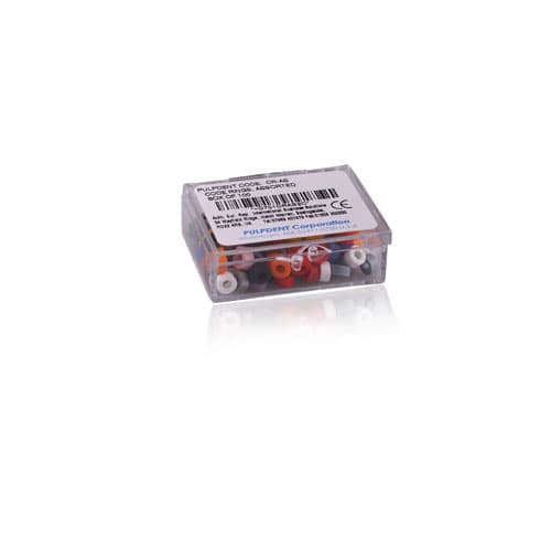 Pulpdent Code Rings, Silicone, Standard Size, Brown, 50/Box, CR8-50 thumbnail 3