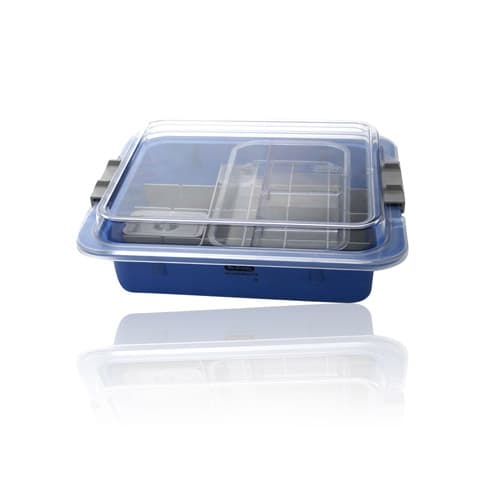 Hu-Friedy IMS Signature Series Complete Tub Kit, Blue, 11-3/16" W x 4" H x 12-3/4" L, IMS-1408 thumbnail 3