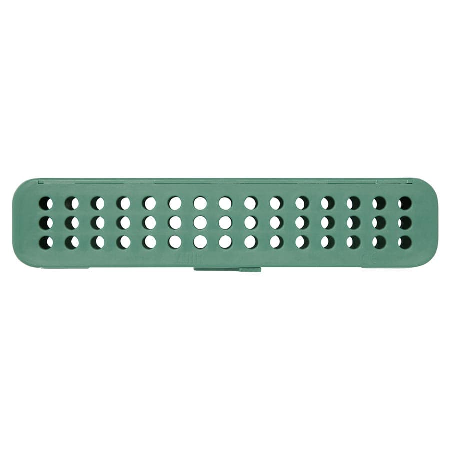 Zirc Compact Steri-Container, Green, 7-1/8" x 1-1/2" x 1-1/2", Holds 8-12 Instruments, 50Z905D thumbnail 4