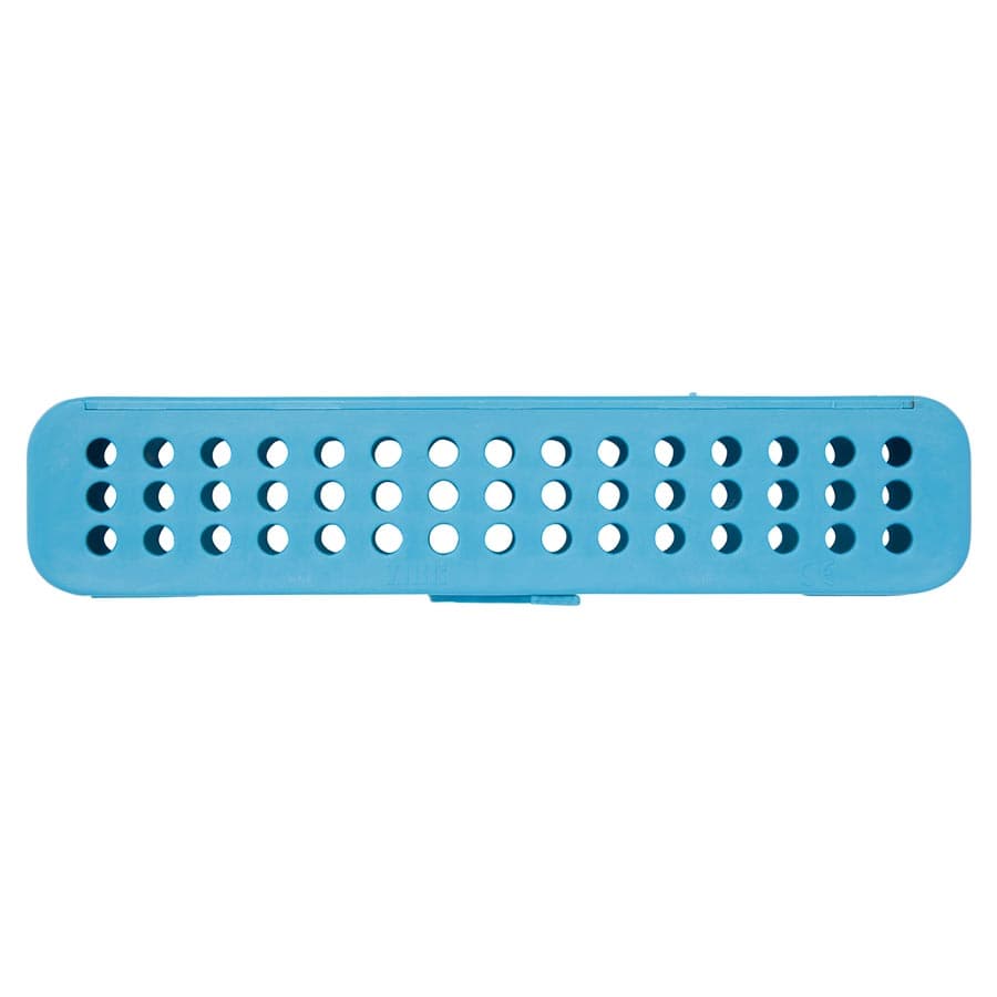 Zirc Compact Steri-Container, Neon Blue, 7-1/8" x 1-1/2" x 1-1/2", Holds 8-12 Instruments, 50Z905N thumbnail 3