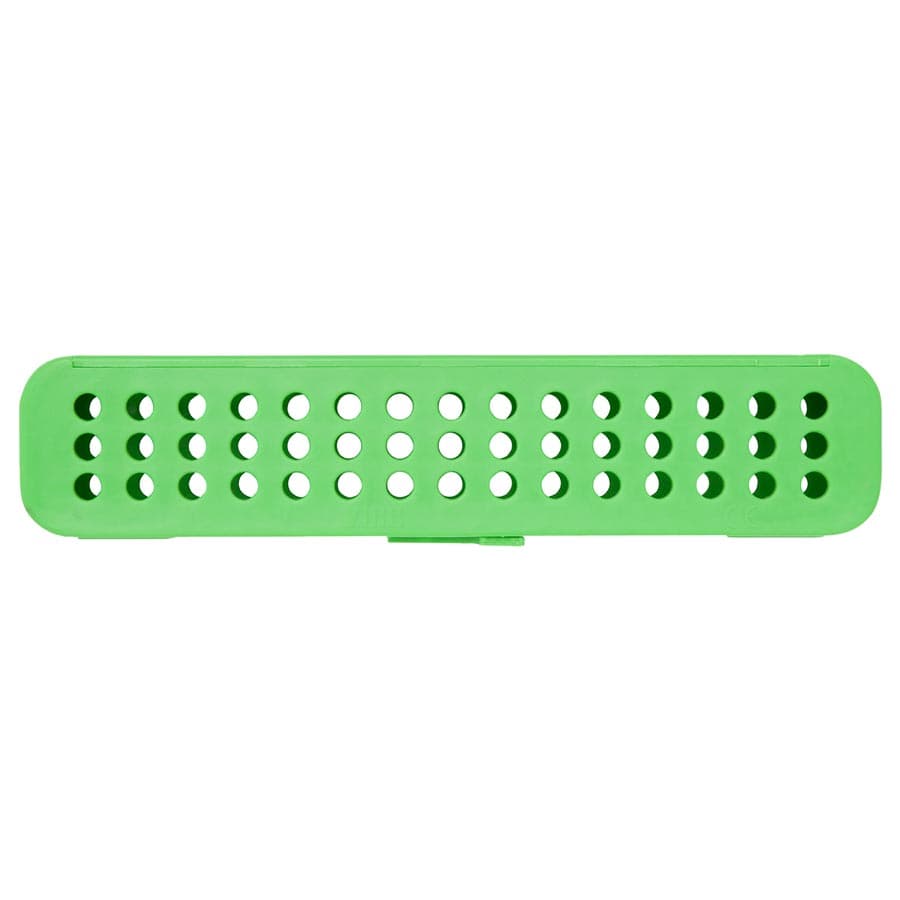 Zirc Compact Steri-Container, Neon Green, 7-1/8" x 1-1/2" x 1-1/2", Holds 8-12 Instruments, 50Z905P thumbnail 5