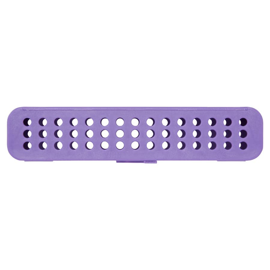 Zirc Compact Steri-Container, Neon Purple, 7-1/8" x 1-1/2" x 1-1/2", Holds 8-12 Instruments, 50Z905R thumbnail 4
