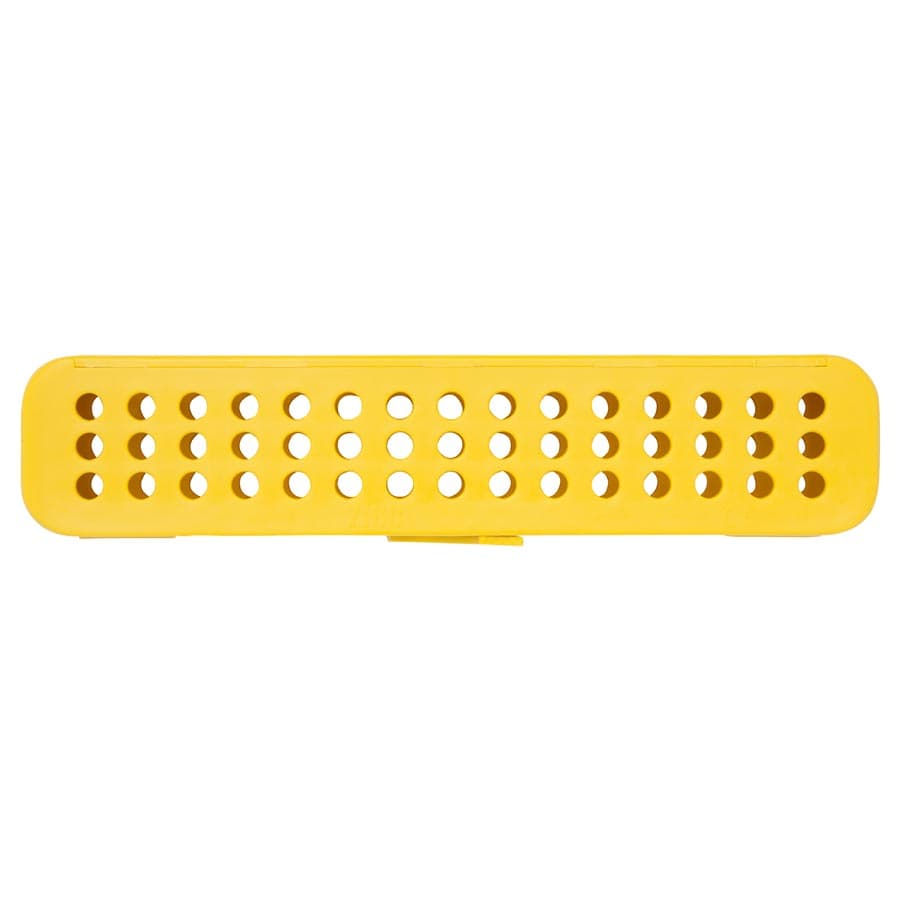 Zirc Compact Steri-Container, Neon Yellow, 7-1/8" x 1-1/2" x 1-1/2", 50Z905-O thumbnail 3