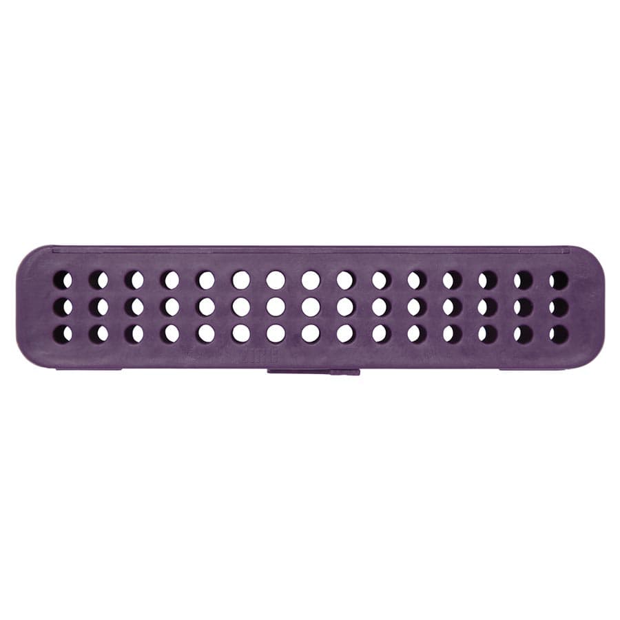 Zirc Compact Steri-Container, Plum, 7-1/8" x 1-1/2" x 1-1/2", Holds 8-12 Instruments, 50Z905-E thumbnail 3