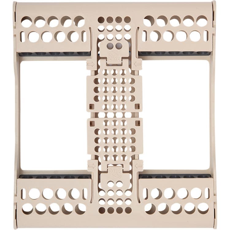 Zirc E-Z Jett® Instrument Cassette, 10-Place, Beige, 7-15/16" x 7" x 1-1/8", 50Z930G thumbnail 4