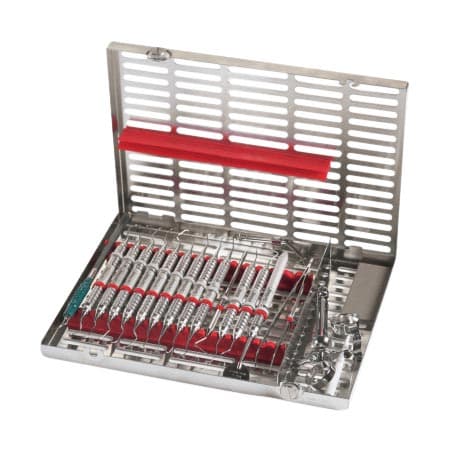 Hu-Friedy IMS Signature Series 16-Instrument Cassette with Accessory Area, Large, Red, 8" x 11" x 1.25", IM4160 thumbnail 6