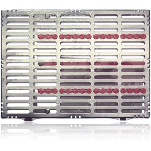 Hu-Friedy IMS Signature Series Large Instrument Cassette, 16-Instrument with Accessory Area, Orange, 8" x 11" x 1.25", IM4163 thumbnail 5