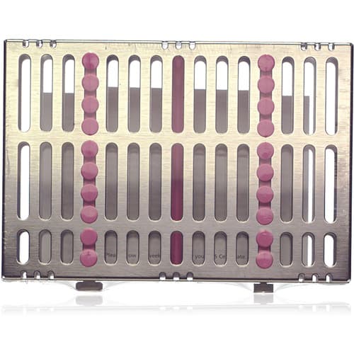 Hu-Friedy IMS Signature Series Instrument Cassette, 10-Instrument, Small, Purple/Lavender, Stainless Steel, 5.5" x 8" x 1.25", 1/Pk, IM5106 thumbnail 9
