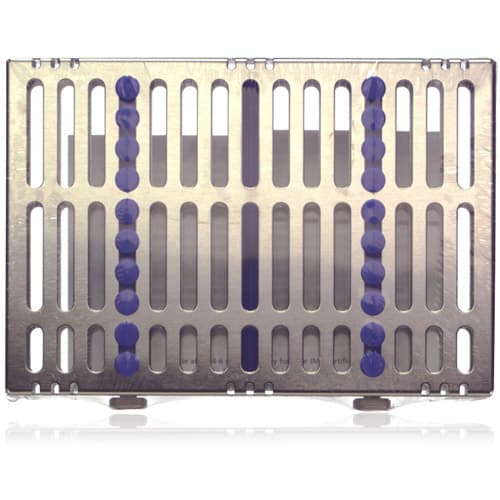 Hu-Friedy IMS Signature Series Instrument Cassette, 10-Instrument, Small, Blue, Stainless Steel, 5.5" x 8" x 1.25", IM5108 thumbnail 6