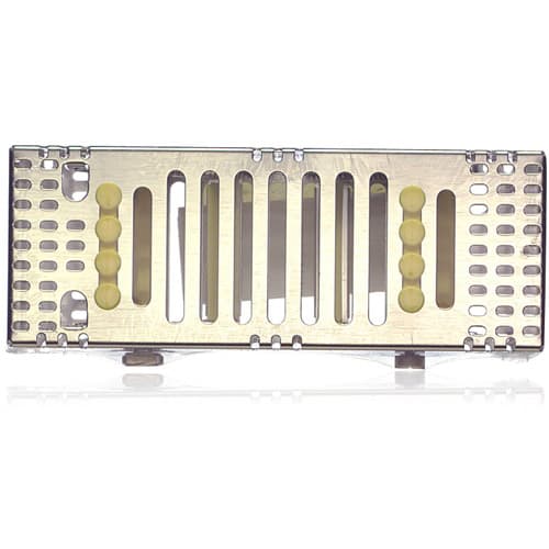 Hu-Friedy IMS Signature Series Double-Decker Cassette, 8-Instrument Capacity, Yellow, 3" x 8" x 1.5", IM9085 thumbnail 2