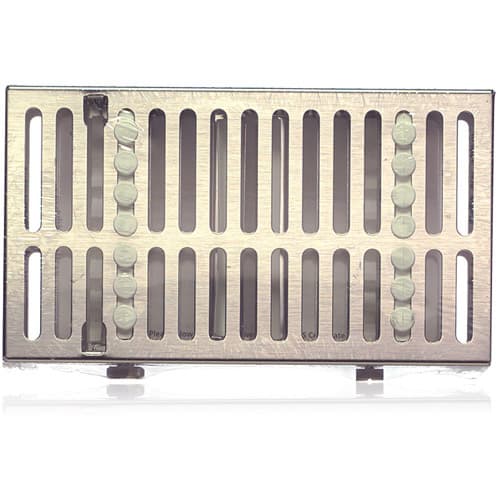 Hu-Friedy IMS Signature Series Double-Decker Cassette, 14-Instrument Capacity, White, 4.5" x 8" x 1.5", IM9142 thumbnail 5
