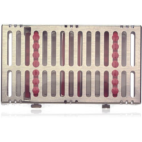 Hu-Friedy IMS™ Signature Series® Double-Decker® Cassette, 14-Instrument Capacity, Orange, 4.5" x 8" x 1.5", IM9143 thumbnail 3