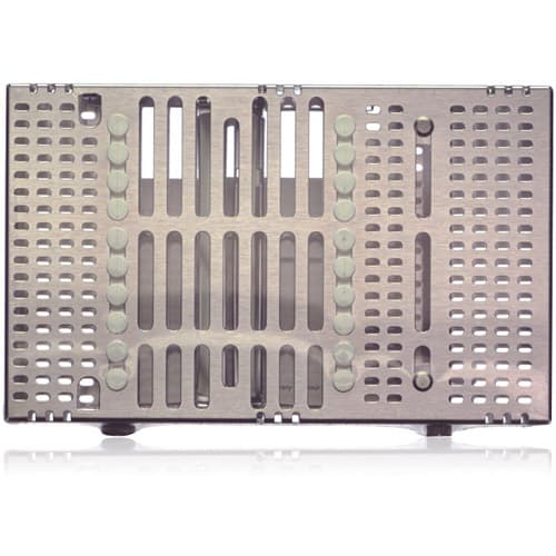 Hu-Friedy IMS™ Signature Series® Double-Decker® Cassette, 20 Instrument Capacity, 6" x 9.7" x 1.5", White, IM9202 thumbnail 2