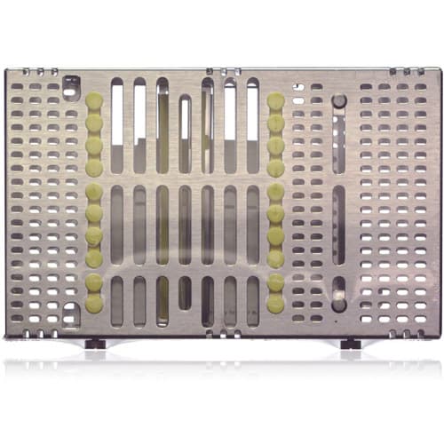 Hu-Friedy IMS Signature Series Double-Decker Cassette, 20 Instrument Capacity, 6" x 9.7" x 1.5", Yellow, IM9205 thumbnail 2