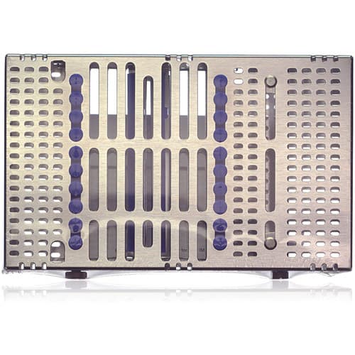 Hu-Friedy IMS™ Signature Series® Double-Decker® Cassette, 20 Instrument Capacity, 6" x 9.7" x 1.5", Purple, IM9206 thumbnail 2
