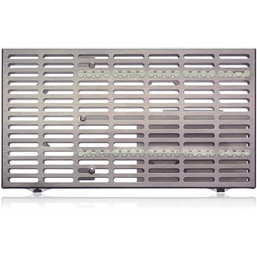 Hu-Friedy IMS Signature Series Oral Surgery Cassette, Gray, 8" x 14.5" x 1.25", Holds 12 Instruments + 4 Elevators + 3 Hinged Instruments, IMSOSGRY thumbnail 4