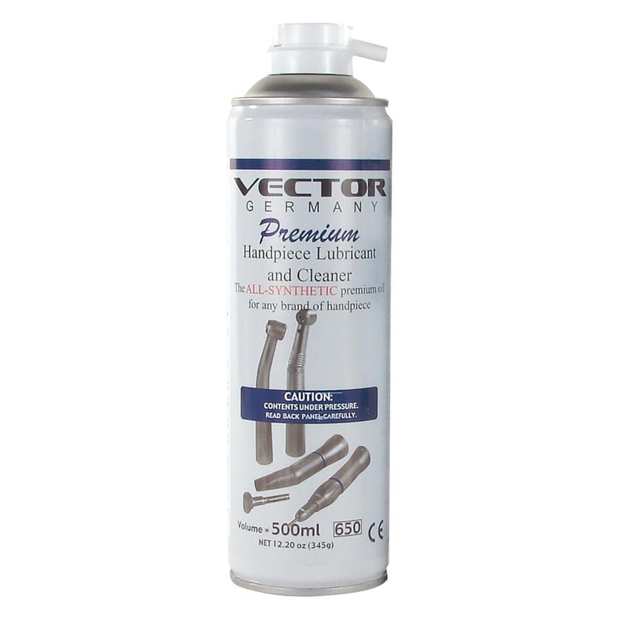 Vector Premium Hi-Performance Handpiece Lubricant Spray, All-Synthetic Oil, 500 mL Can, VL-S thumbnail 5