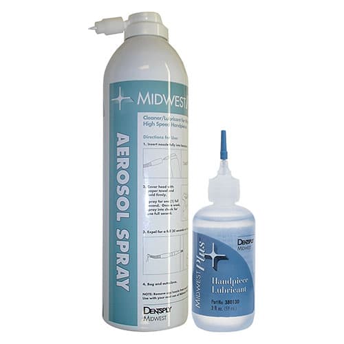 Midwest Plus Handpiece Maintenance Kit, 8 oz Cleaner & 2 oz Lubricant, 380145 thumbnail 4