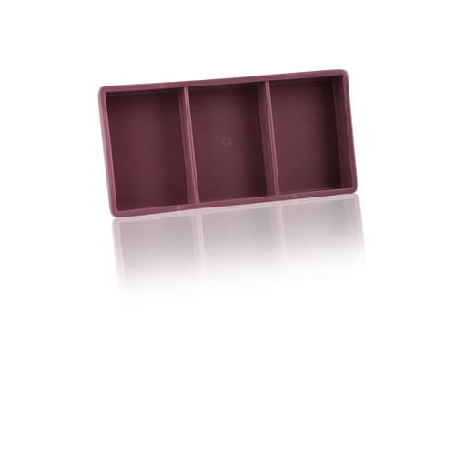 Plasdent Cabinet Organizer #17, Beige, 8"L x 4"W x 1"H, Steam and Chemical Sterilizable, 300CR17-7 thumbnail 2