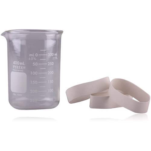 L&R Manufacturing Ultrasonic Cleaner Glass Beaker, 400 mL, 40005 thumbnail 5