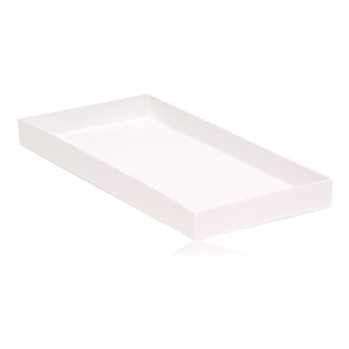 Zirc #19 White Cabinet Tray for Pliers, Scissors & Hand Instruments, 7-7/8" x 3-3/4" x 3/4", Autoclavable, 20Z205A thumbnail 4