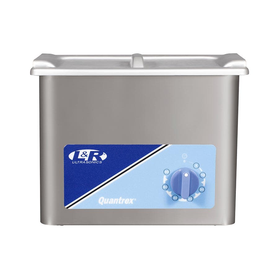 L&R Quantrex Ultrasonic Cleaner Q140, 0.85 Gallon, with Timer & Drain (311) - Quantrex Ultrasonic Cleaner Q140 .85 Gallon W/ Timer & Drain (311) - Image 1