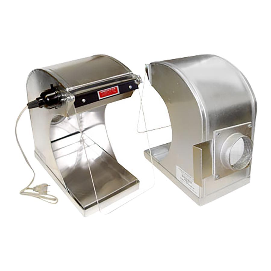 Handler Aluminum Splash Hood with Light, Left Side (No Shield), Model 84WL-LEFT thumbnail 2