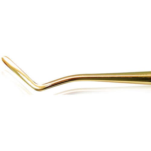 American Eagle Dr. Mopper Series #8A Long Anterior Composite Carver, Double End, 1/4" Stainless Steel Handle, Titanium Nitride, AECA8ALTN thumbnail 3