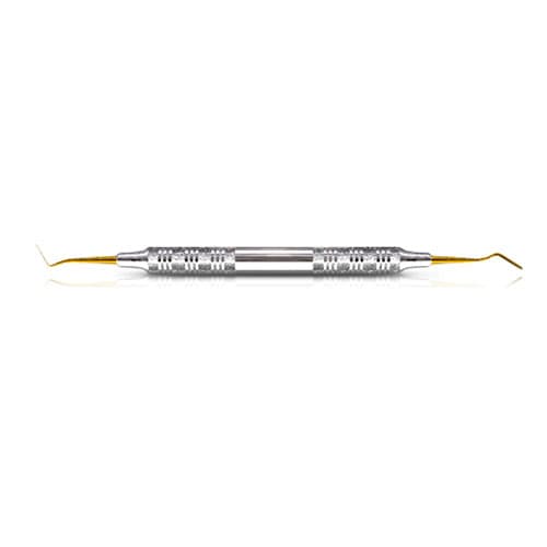 Dr. Mopper XP Carver, IPC-Thin Interproximal, Double-Ended, Stainless Steel, 3/8" EagleLite Handle, Titanium Nitride, AECAIPCTTNZ thumbnail 6