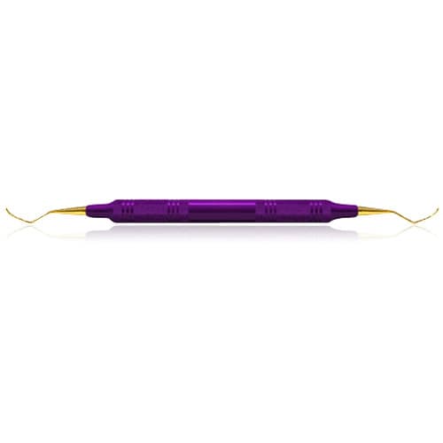 XP Squared Technology Universal Curette, Barnhart 1/2, Narrow Blade, Double End, EagleLite Resin Handle, Purple, AECB1-2XPXE thumbnail 9