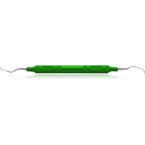 American Eagle Langer 5-6 (3/8) Curette, Double-Ended, EagleLite Resin Green Handle, AECL5-6X thumbnail 4