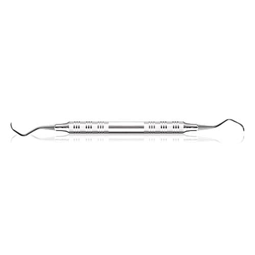 American Eagle McCall 13-14S Universal Curette, Posterior, Sharp Point, 3/8" EagleLite Stainless Steel Handle, Double End, AECM13-14SZ, 1/Pk thumbnail 9