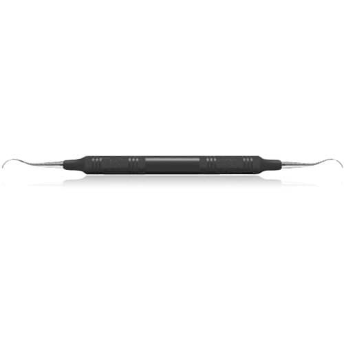 Universal Curette, Double-Ended, 7-8 Younger-Good, Small Curved Blade, EagleLite Resin Handle, Black, 1/Pk, AECY7-8X thumbnail 11