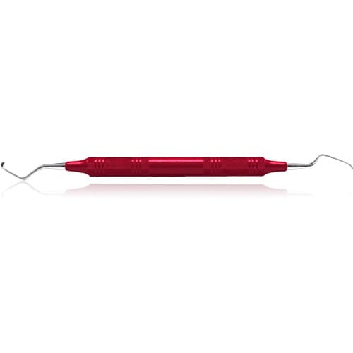 American Eagle Gracey Curette 9/10, Standard, Double End, EagleLite Resin Red Handle, AEG9-10X thumbnail 4
