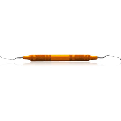American Eagle Gracey +3 Access Curette, #11/12, Posterior Mesial, Double End, EagleLite Resin Handle, 3/8", Orange, AEGA11-12X, 1/Pk thumbnail 5