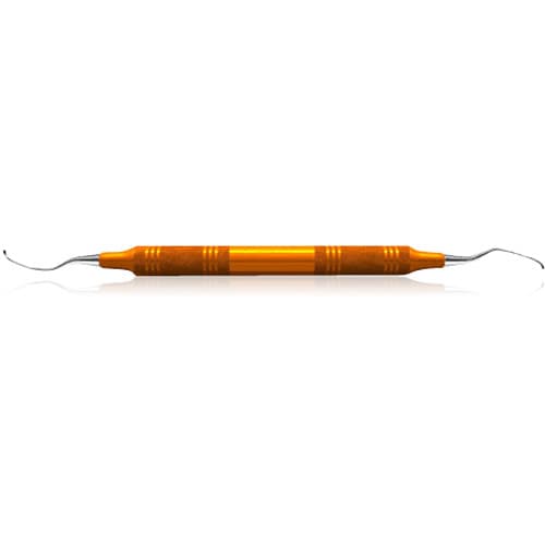 American Eagle Gracey +3 Access Curette, #15/16, EagleLite Resin Handle, 3/8", Orange, Double End, AEGA15-16X thumbnail 4