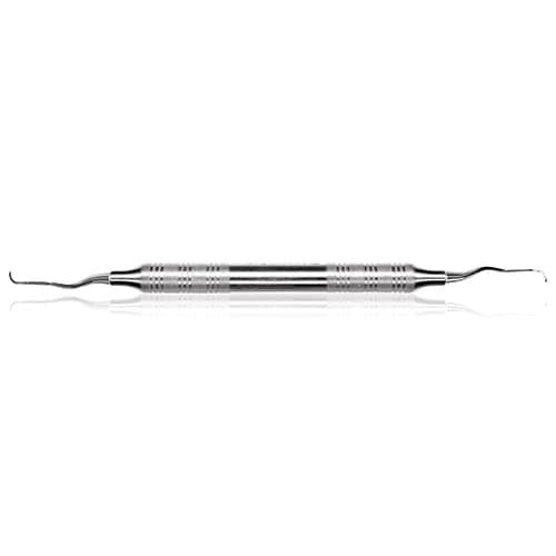 American Eagle Gracey +3 Deep Pocket Curette, 11-12, Posterior Mesial, Double End, EagleLite 3/8" Stainless Steel Handle, AEGDP11-12Z thumbnail 2