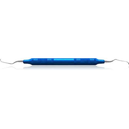 American Eagle Gracey +3 Deep Pocket Curette, #13/14, EagleLite Resin Handle, 3/8" Blue, Double End, AEGDP13-14X thumbnail 6