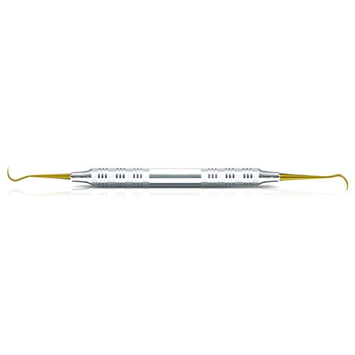 American Eagle Blackjack XP Double-Ended Sickle Scaler, Stainless Steel EagleLite Handle, 3/8", AESBJXPZ thumbnail 5