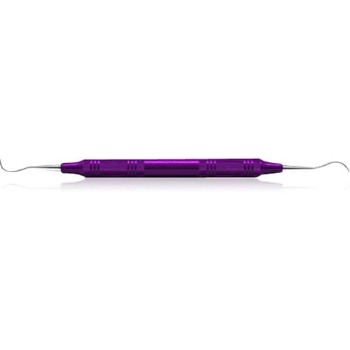 American Eagle Sickle Scaler #H6-7, Universal Anterior, EagleLite Resin Handle, 3/8", Purple, Double-Ended, AESH6-7X, 1/Pk thumbnail 10