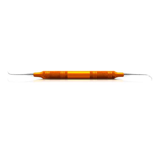 Sickle Scaler, #128 Nebraska, Anterior, Double-Ended, EagleLite Stainless Steel Handle, 3/8", Stainless Steel, 1/Pk, AESN128DEZ thumbnail 5