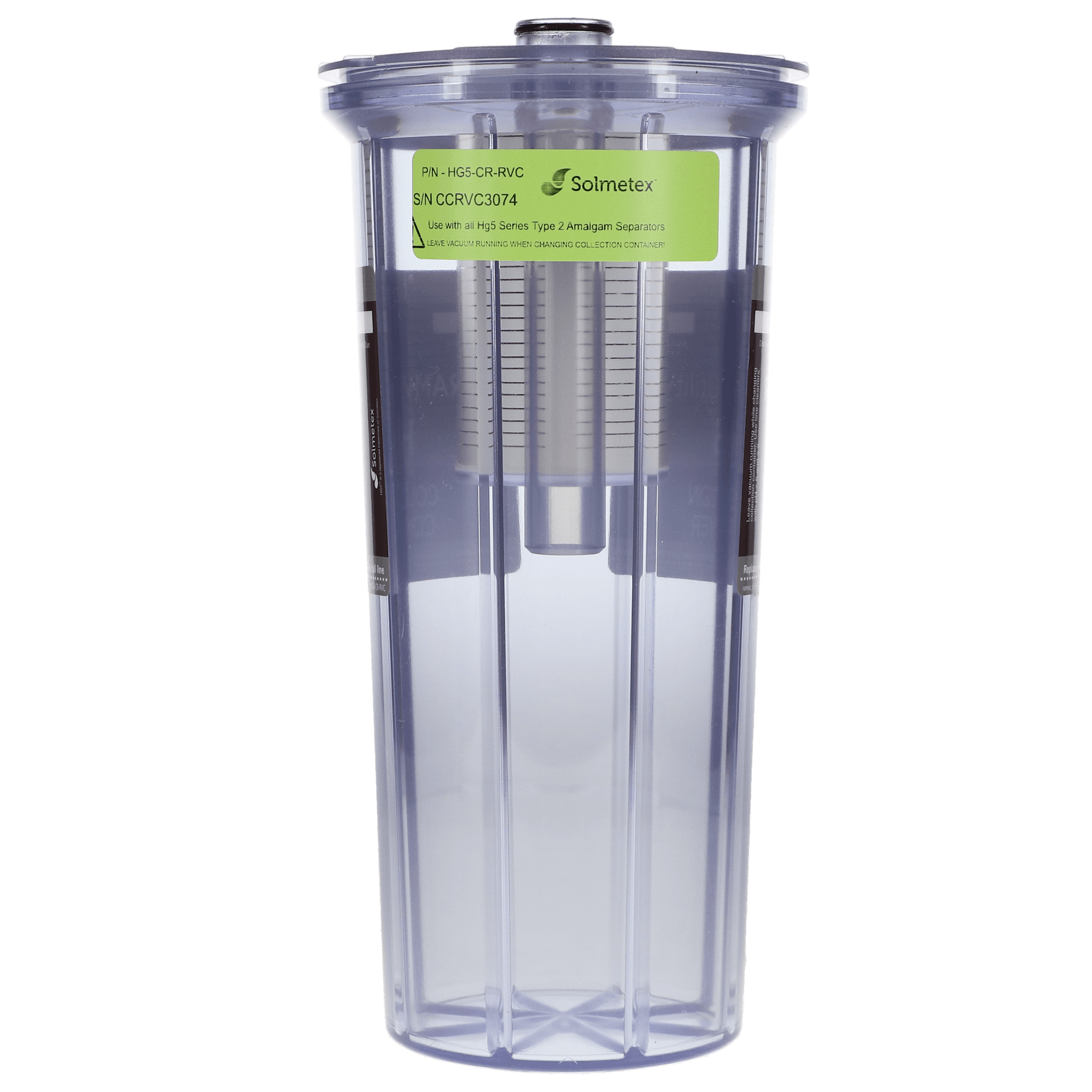 Solmetex RAMVAC Utility Hg5 Collection Container with Recycle Kit, HG5-CR-RVC thumbnail 3